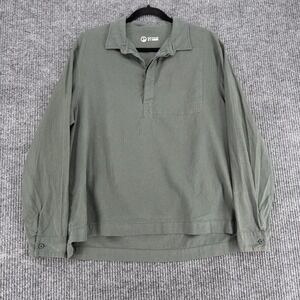 Outlier Ramienorth Popover Shirt Archive Ramie Long Sleeve Minimal Men's Medium